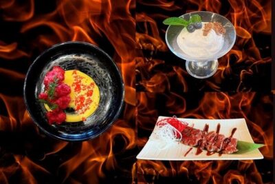 Reykjavik Teppanyaki 7 Course Menu and Fire Show with Cocktail - The 7-course Icelandic teppanyaki menu: what you actually eat