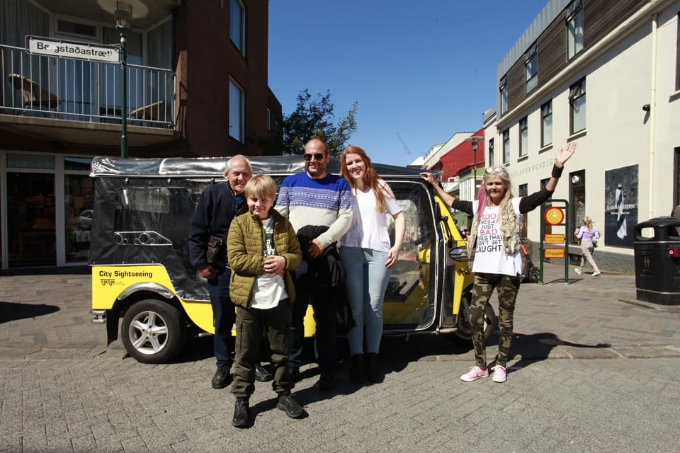 Reykjavík Tuk Tuk Tour - Small group rules: shared ride, still personal