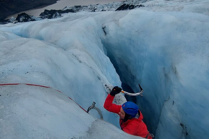 Small-Group Ice Climbing and Glacier Hiking in Solheimajokull - The Gear Moment: Harness, Helmet, Crampons, Ice Axe