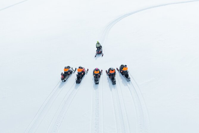 Snowmobiling on Langjökull Glacier from Geysir Area - From Skjól Campground to Langjökull on a super jeep