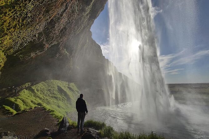 South Coast Waterfall, Black Beach, Glacier Adventure Small Group - From Reykjavik, a stress-free van day (with Wi-Fi and a real guide)