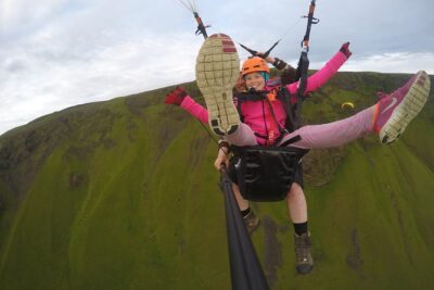 Tandem Paragliding Flights from Vik - What happens before you lift off: safety checks and a quick confidence boost