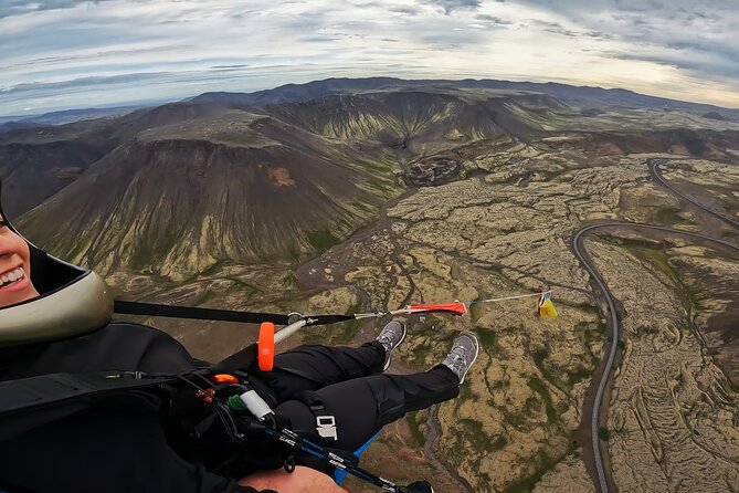Tandem Paragliding over the Rugged Lava Fields at Blue Mountains - From Reykjavik to the Jump-Off Point: How the Day Flows