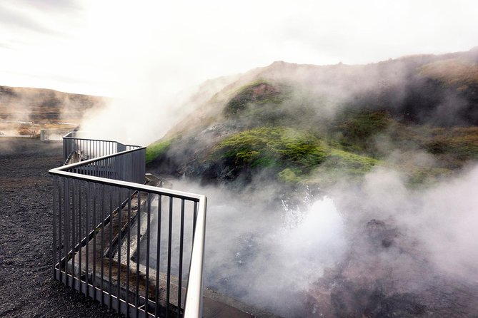 Unique West Iceland and Krauma SPA tour by minibus - Hraunfossar: lava-field waterfalls and a short walk worth it