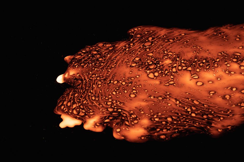Vik: LAVA SHOW - Immersive Experience Entry Ticket - The 1100°C lava moment: what you see up close