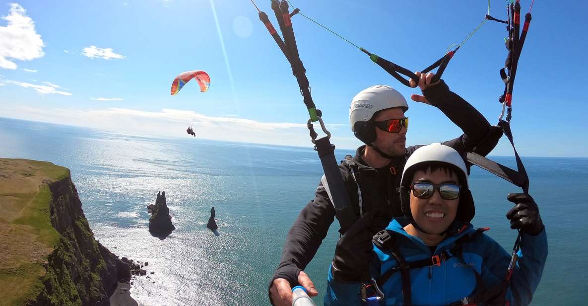 Vík: Paragliding Tandem Flight - The Jeep Ride and Scenic Stops: How They Prep Your Eyes