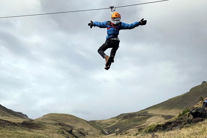 Zipline and Hiking Adventure Tour in Vík - The Leap of Faith stream crossing (that moment you’ll remember)